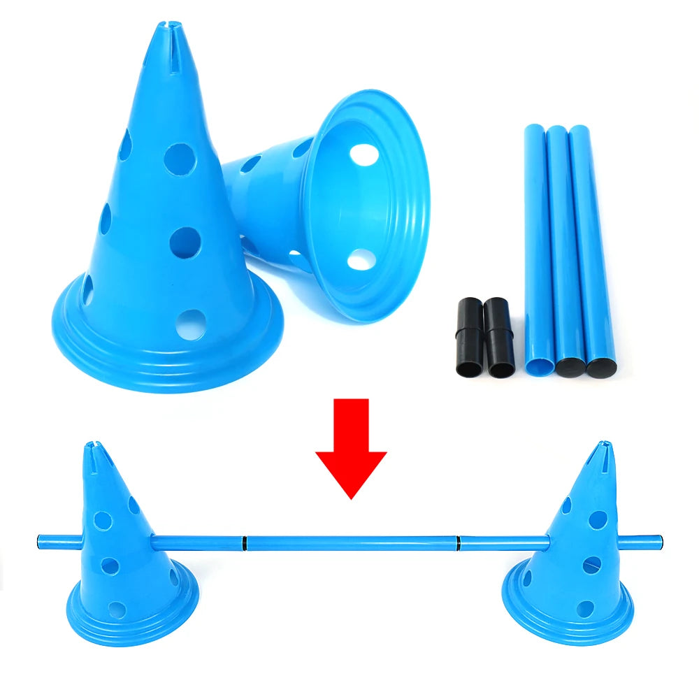 Dog Running Jumping Stakes Outdoor Agility Equipment